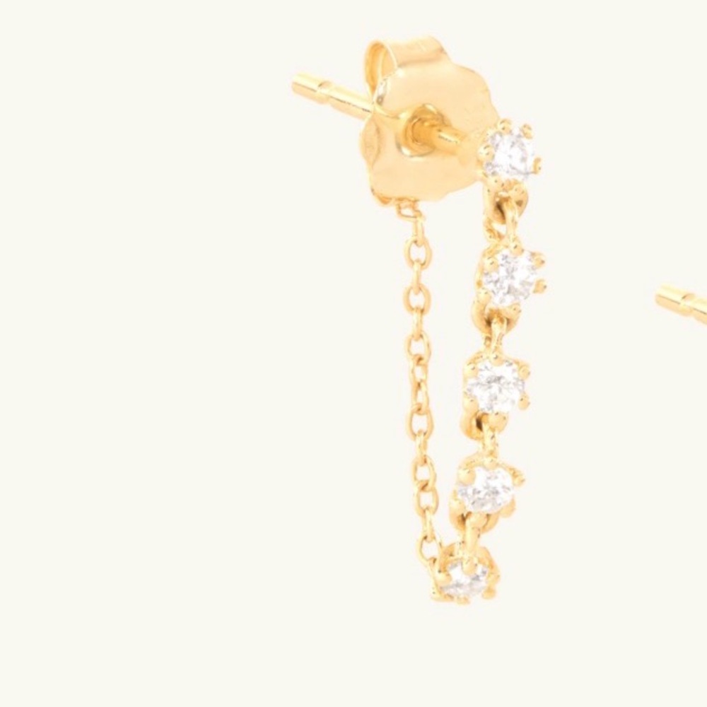 Catbird Comet Diamond Earring (single)